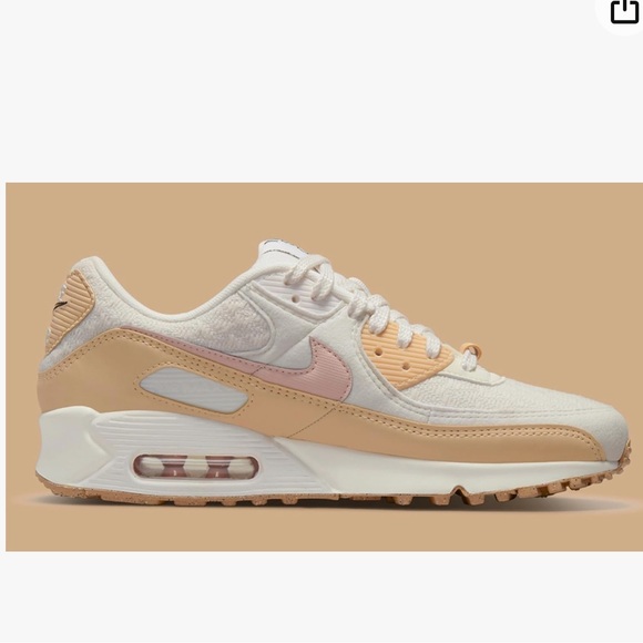 Women’s Air Max 90 SE 'Sun Club - Sail Arctic Orange EUC side 8 - Picture 2 of 13